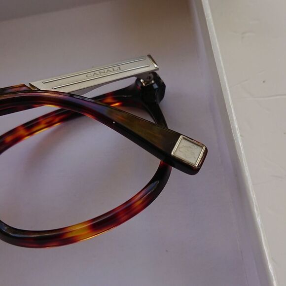 Canali co305 c02 52 21 142mm Tortoise Shell Glasses frame Only New - Picture 9 of 12